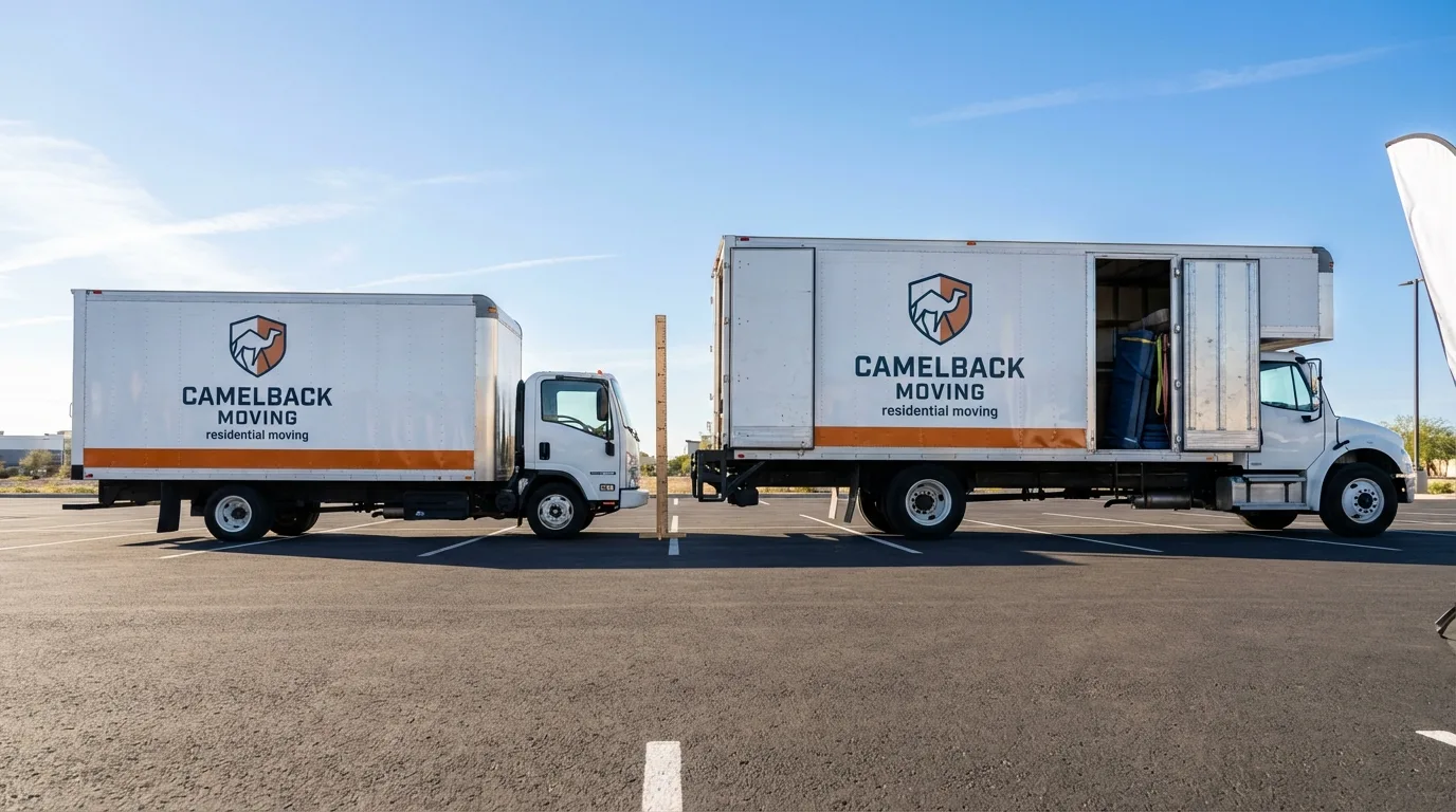 Moving truck size capacity guide in West Rutland